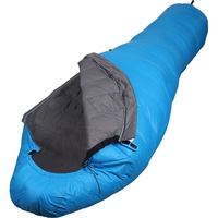 Спальный мешок пуховой Сплав Adventure Light 205см голубой
