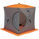 Палатка для зимней рыбалки Helios Куб 1.5х1.5м серый/оранжевый. Фото 3