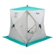 Палатка для зимней рыбалки Premier 1,8х1,8 серый/бирюза. Фото 2