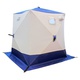 Палатка зимняя Следопыт Куб 1,5 х 1,5 м (1 слой) бело/синий, Oxford 240D. Фото 1