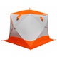 Палатка для зимней рыбалки Пингвин Призма Премиум Strong (2-сл) (каркас В95Т1) бело-оранжевый. Фото 1