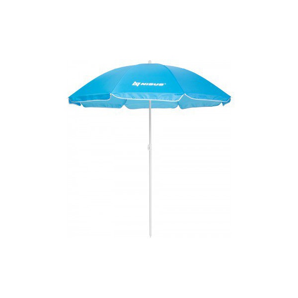 Зонт пляжный Nisus N-180 (1,8м прямой) синий