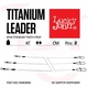 Поводки титановые Lucky John AFW Titanium 13 кг/15 см (2 шт). Фото 2