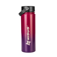 Термобутылка Nisus N.TB-022-RB розовый/фиолетовый, 0,53 л