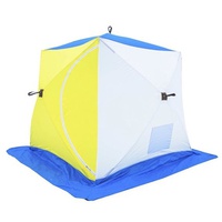 Палатка для зимней рыбалки Стэк Куб-2 трехслойная (дышащая)