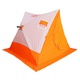 Палатка для зимней рыбалки Следопыт Двускатная бело-оранжевый. Фото 1