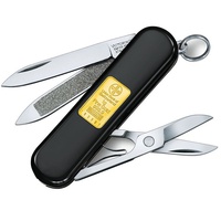 Нож-брелок Victorinox Classic (с золотым слитком 1гр.)