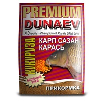 Прикормка Dunaev Premium 1 кг Карп Сазан Кукуруза