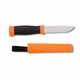 Нож универсальный в пластиковых ножнах Morakniv 2000 оранжевый. Фото 1