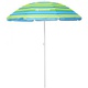 Зонт пляжный Nisus N-180-SB (1,8м прямой) разноцветные полосы. Фото 1
