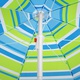 Зонт пляжный Nisus N-180-SB (1,8м прямой) разноцветные полосы. Фото 4