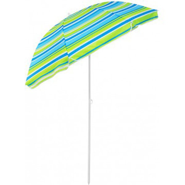 Зонт пляжный Nisus N-200N-SB (2 м, с наклоном) разноцветные полосы