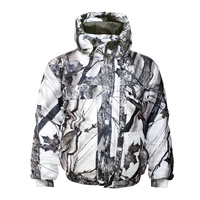 Куртка с подогревом RedLaika RL-KM-01 белый лес, 8-30 часов (6000 mAh)