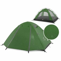 Палатка Naturehike P-Series NH18Z044-P 210T/65D (четырехместная) темно-зеленый