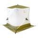 Палатка зимняя Следопыт Куб 1,5 х 1,5 м (1 слой) оливковый/белый, Oxford 240D. Фото 1