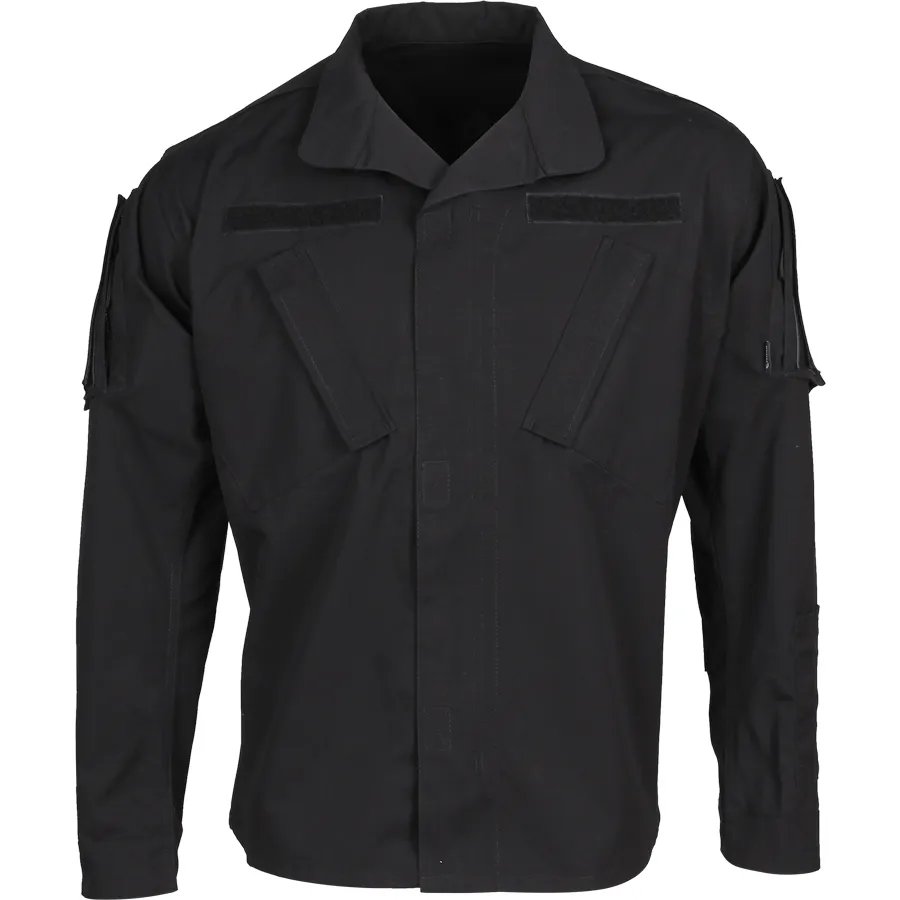 Куртка летняя сплав ACU-M NYCO черная. Костюм НАТО ACU Black чёрный. Костюм летний NATO ACU Black. Сплав ACU-M. Двубортная домашняя или форменная куртка 7 букв