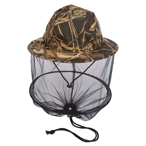 Панама-накомарник Huntsman Антигнус с кольцом (тк. смесовая) Камыш