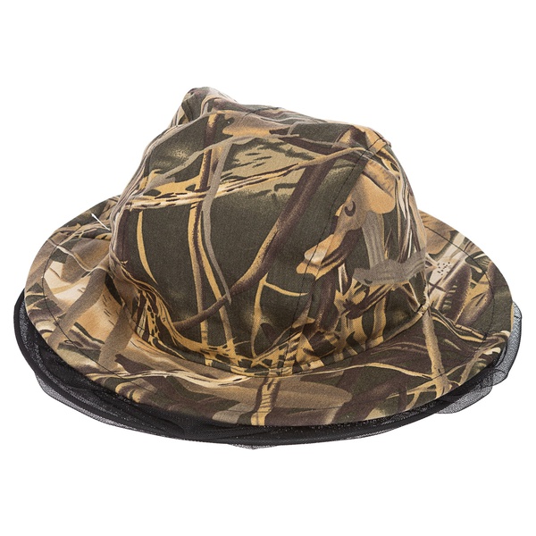 Панама-накомарник Huntsman Антигнус с кольцом (тк. смесовая) Камыш