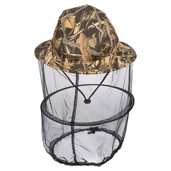 Панама-накомарник Huntsman Антигнус с кольцом (тк. смесовая) Камыш