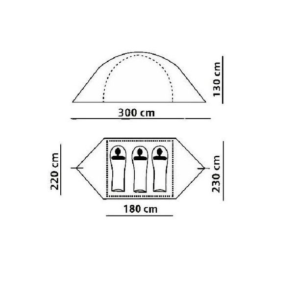 Палатка Canadian Camper Orix 3 woodland