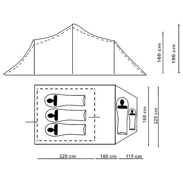 Палатка Canadian Camper Tanga 5 woodland