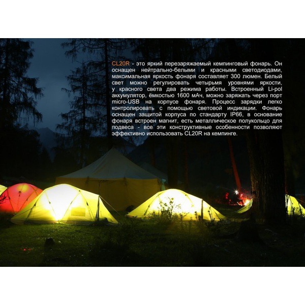 Фонарь Fenix CL20R Синий