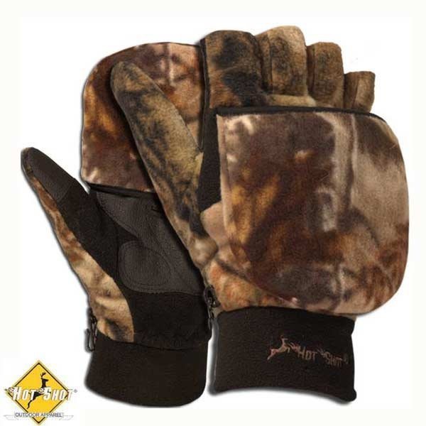Перчатки-варежки флис Hot Shot KM Mossy Oak Break Up