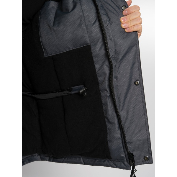 Костюм зимний Huntsman Полюс (тк. Cell) серый/чёрный