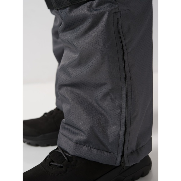 Костюм зимний Huntsman Полюс (тк. Cell) серый/чёрный