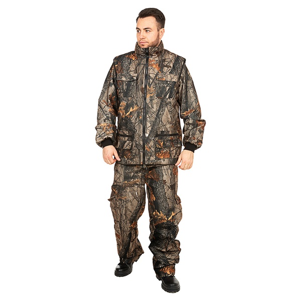 Костюм Huntsman Тайга-3, демисезонный Тёмный лес (дубок)