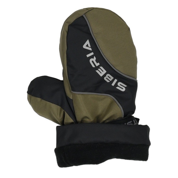 Рукавицы Huntsman Siberia хаки/черный, тк. Breathable