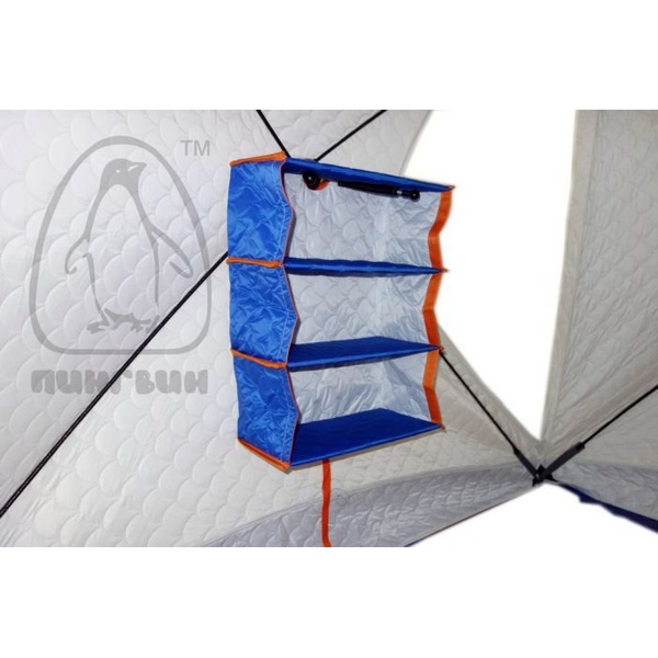 Полочки без бортиков Пингвин синий