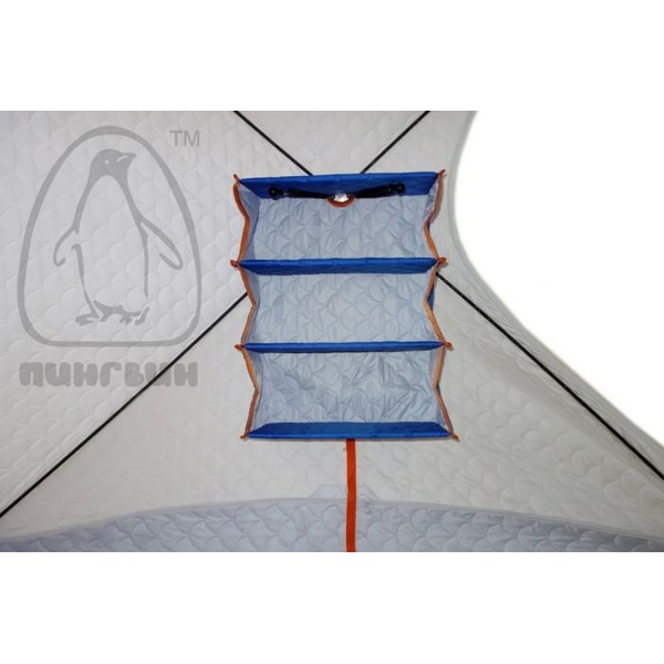 Полочки без бортиков Пингвин синий