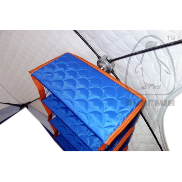 Полочки без бортиков Пингвин синий