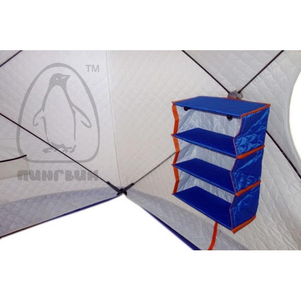 Полочки без бортиков Пингвин синий