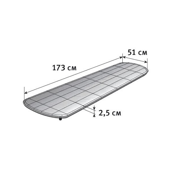 Коврик самонадувающийся Alexika Expert gold yellow