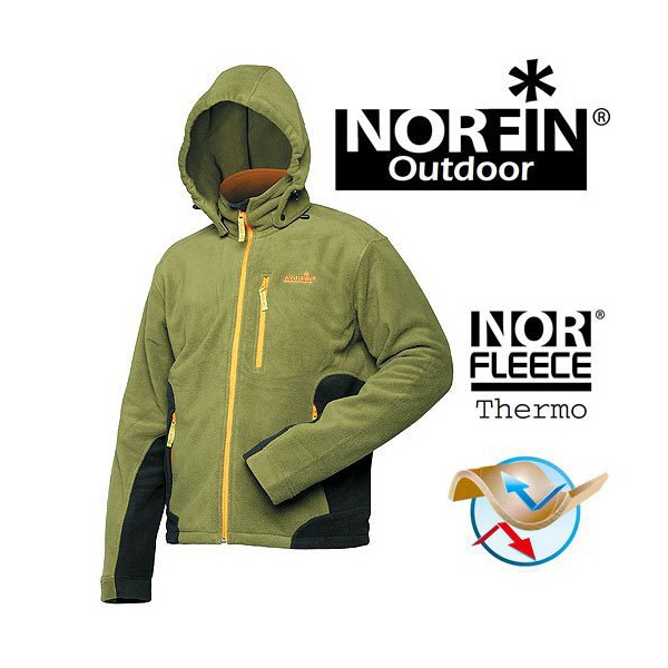 Куртка флисовая Norfin Outdoor оливковый