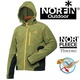 Куртка флисовая Norfin Outdoor оливковый. Фото 1