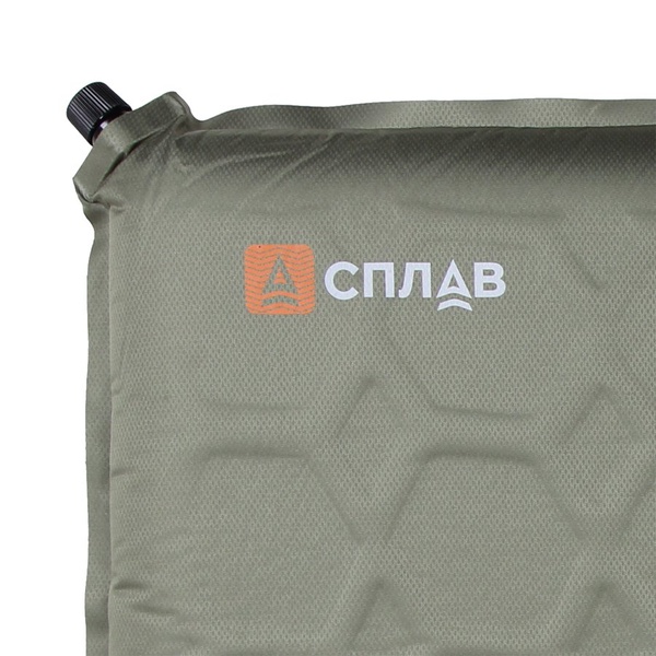 Коврик самонадувающийся Сплав Maxi Camp 6.4 олива