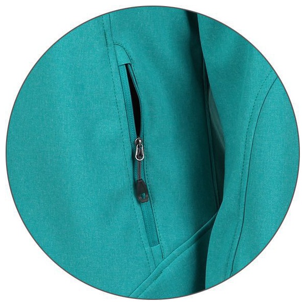 Куртка женская Splav SoftShell Glory меланж Изумрудный меланж