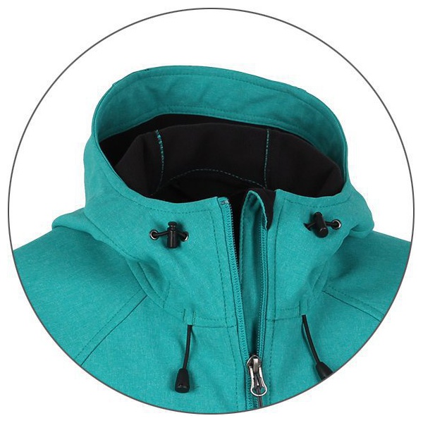 Куртка женская Splav SoftShell Glory меланж Изумрудный меланж