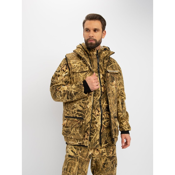 Костюм Huntsman Тайга-3, летний Камыш, тк. твил пич