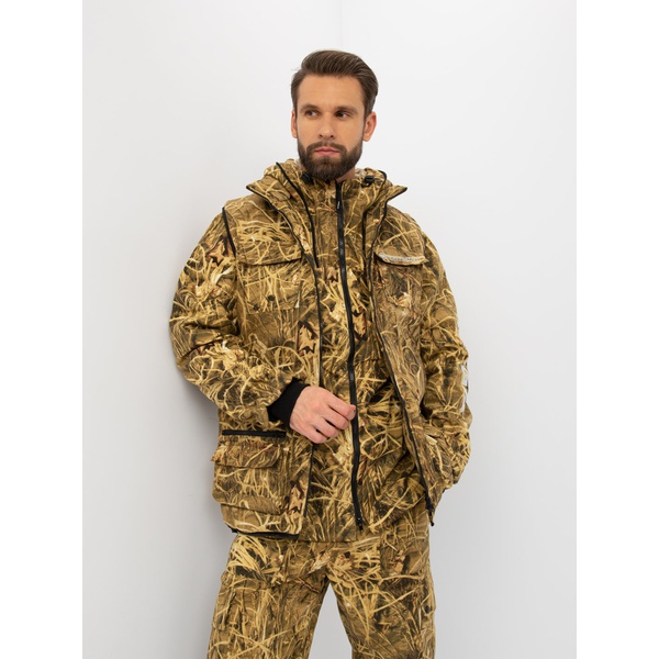 Костюм Huntsman Тайга-3, летний Камыш, тк. твил пич