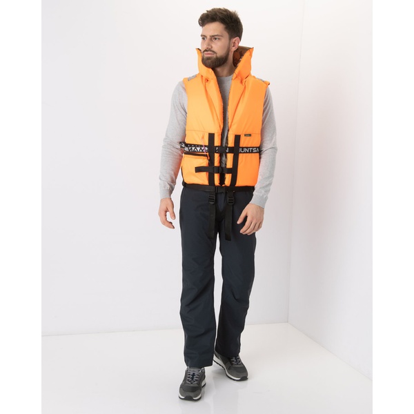 Жилет спасательный Huntsman Двусторонний ПР оранжевый/Лес