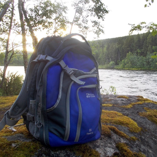 Рюкзак Nova Tour Трэвел 35 V2 Серый/синий