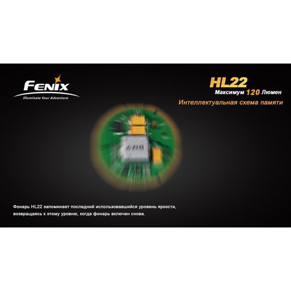 Фонарь налобный Fenix HL22 XP-E (R4) Серый