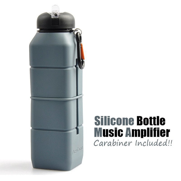 Бутылка-динамик AceCamp Sound Bottle Серый
