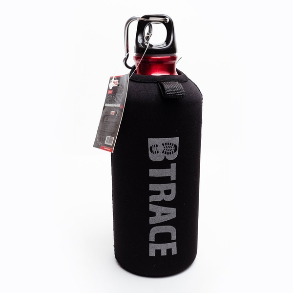Бутыль алюминиевая BTrace в чехле 0.6л