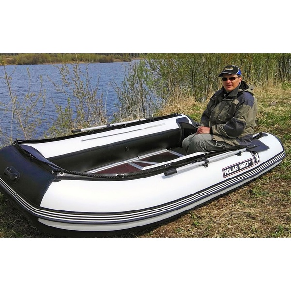 Лодка Polar Bird 300M Merlin (Кречет) Фанера черно-белый