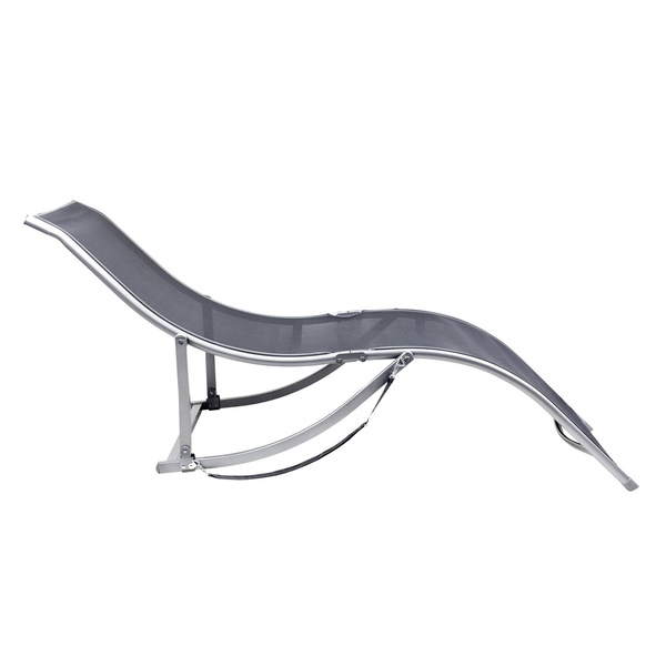 Шезлонг GoGarden Relax серый